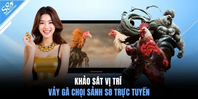 Khảo sát vị trí vảy gà chọi sảnh S8 trực tuyến