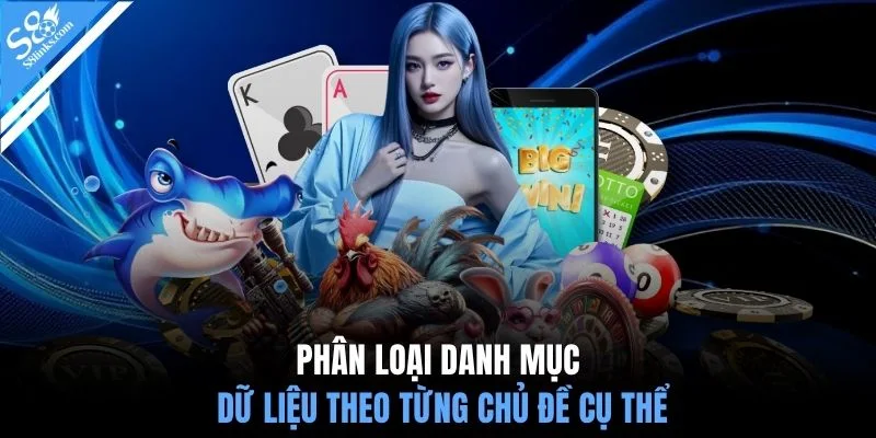 Phân loại danh mục dữ liệu theo từng chủ đề cụ thể