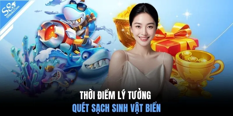 Thời điểm lý tưởng quét sạch sinh vật biển