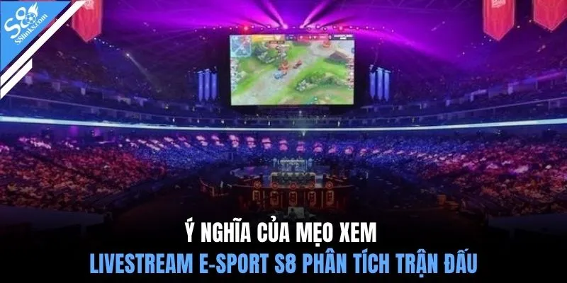 Ý nghĩa của mẹo xem livestream e-sport S8 phân tích trận đấu